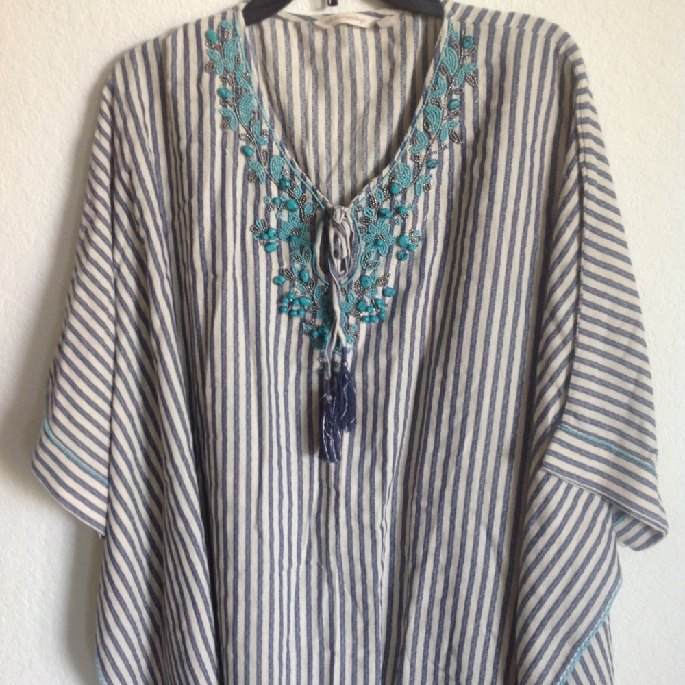 🏝Soft Surroundings Kapalua Caftan - Picture 3 of 4